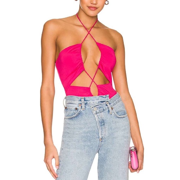 superdown Tops - BNWT Superdown valentine strappy bodysuit